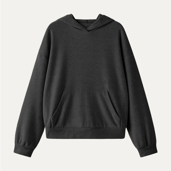 OGL Tops - OGL CashSoft Cozy Towel-Knit Kangaroo Hoodie XS